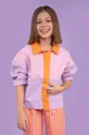 šarena Dječja traper jakna Coccodrillo Za djevojčice