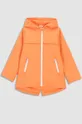 oranžna Otroška vodoodporna jakna Coccodrillo Dekliški