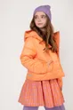 pomarańczowy Coccodrillo kurtka dziecięca Dziewczęcy
