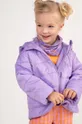 Otroška jakna Coccodrillo vijolična