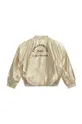 Dječja bomber jakna Karl Lagerfeld  Temeljni materijal: 54% Pamuk, 46% Metalično vlakno Postava: 100% Viskoza