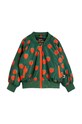 Dětská bomber bunda Mini Rodini 2321010075 zelená SS23