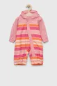 ροζ Ολόσωμη φόρμα μωρού Columbia Critter Jitters II Rain Suit Παιδικά