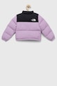 The North Face geaca de puf pentru copii NF0A82TS violet AW23