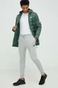 Μπουφάν με επένδυση από πούπουλα adidas πράσινο