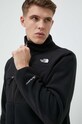 The North Face sportos pulóver Denali JACKET fekete NF0A7UR2JK31