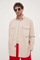 Tommy Hilfiger koszula jeansowa x Shawn Mendes beżowy MW0MW31197.PPYX