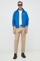 Bomber bunda Calvin Klein Jeans J30J322942.PPYX modrá SS23