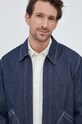 United Colors of Benetton geacă din denim bleumarin 22CLUN029.905