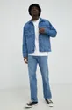 Wrangler giacca di jeans blu