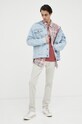 Džínová bunda Wrangler W45973Y94 modrá SS23