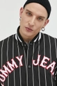 czarny Tommy Jeans kurtka bomber