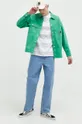 Tommy Jeans kurtka jeansowa zielony