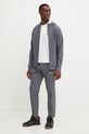 Under Armour jachetă de alergare OutRun The Storm 1376794 gri SS25