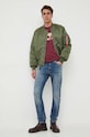 Odzież Alpha Industries kurtka bomber MA-1 100101.01 zielony