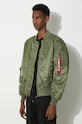 Oboustranná bomber bunda Alpha Industries MA-1 100101.01 zelená