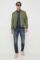 Куртка-бомбер Alpha Industries MA-1 TT 191103.01 зелёный SS23