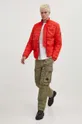 Яке A-COLD-WALL* Asymmetric Padded Jacket червен