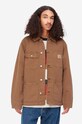 Carhartt WIP denim jacket Michigan Coat Planet friendly brown I026480