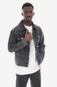 černá Džínová bunda Han Kjøbenhavn Zip Denim Jacket M-132523-212 Pánský