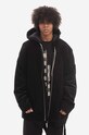 Rick Owens jacket Front Peter with black DU02B4790.VS.BLACK