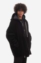 Rick Owens jacket Front Peter DU02B4790.VS.BLACK