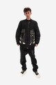 Rick Owens bomber jacket Jumbo Flight DU02B4977.MUEP3.BLACK black SS23