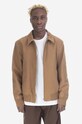 A.P.C. kurtka Blouson Gilles bez kaptura brązowy COFCS.H02706