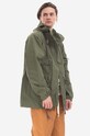 Bavlněná parka Engineered Garments Atlantic nezateplené zelená 23S1D010.CT010