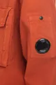 Bavlněná bunda C.P. Company oranžová