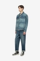 Traper jakna Evisu Kamon Embossed Denim Jacket