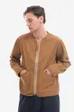 Universal Works jachetă de bumbac Military Liner galben