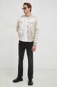 The Mercer Brand kurtka bomber The Mercer Varsity Party MEAP213099 złoty SS23