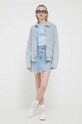 Одежда Джинсовая куртка Guess Originals M3GG75D4ZW0 голубой