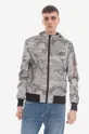 gray Alpha Industries jacket Unisex