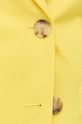 Μάλλινο μπουφάν BOSS 50483335 κίτρινο