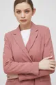 rózsaszín PS Paul Smith gyapjú kabát