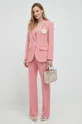 Custommade blazer con aggiunta di lana Fabiana rosa