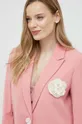 розовый Пиджак с примесью шерсти Custommade Fabiana
