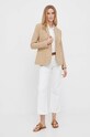 Lauren Ralph Lauren marynarka 200797305 beżowy SS25