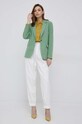 United Colors of Benetton marynarka 20K6DW00O.8K7 zielony SS23