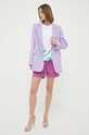Pinko marynarka 100045.7624 fioletowy SS23