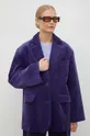 violetto Lovechild blazer con aggiunta di lana Donna