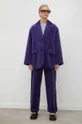 Lovechild blazer con aggiunta di lana violetto