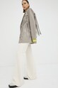 Gestuz geaca de piele AvivaGZ Frill gri 10906967