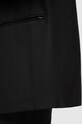 AllSaints marynarka z domieszką lnu PETRA BLAZER czarny WT003Y