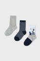 Mayoral skarpetki dziecięce 3-pack skarpetki długie multicolor 10466.5H.SKARPETKI