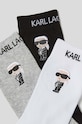 Ponožky Karl Lagerfeld 3-pak viacfarebná 230W6001
