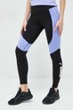 Puma legginsy treningowe Favorite Logo z elastanem czarny 522419