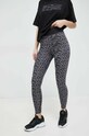 Sportovní legíny Reebok Modern Safari pletenina černá HT2382